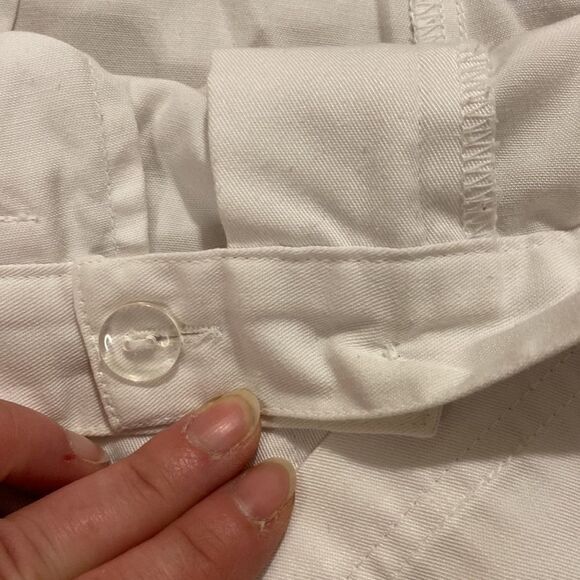 TABI Women’s  White Straight Legged Lightweight Pants Size 8) NWOT - Picture 9 of 11